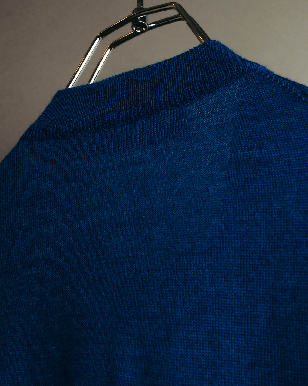 "LANVIN" 00's Elegant wool silk sleeveless knit top
