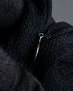 "RED VALENTINO" Polka dot pattern tulle flared skirt