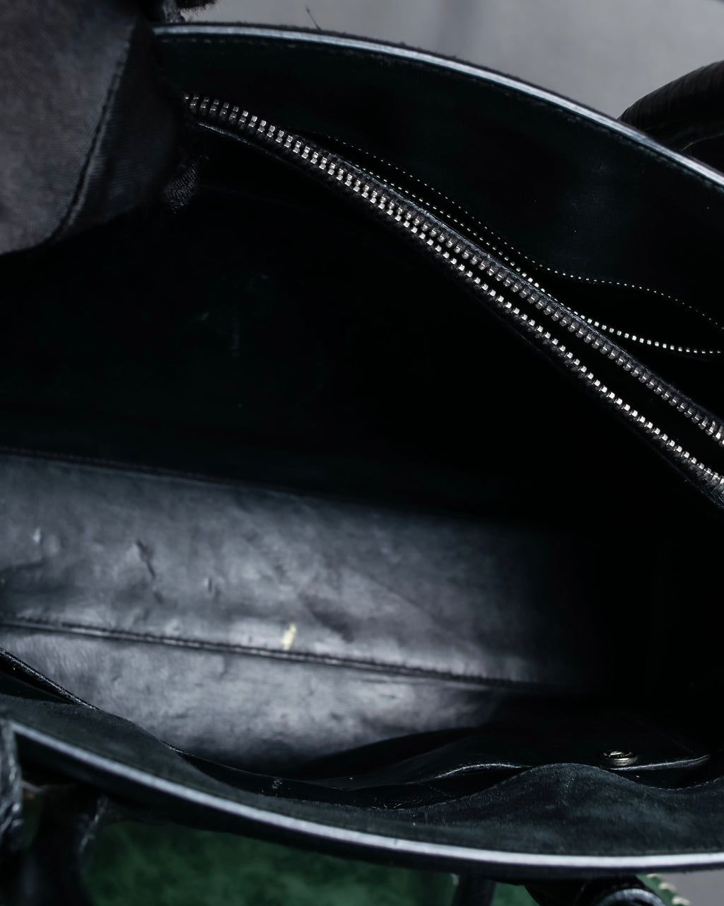 "Saint Laurent" Sac du Jour leather combination 2way bag