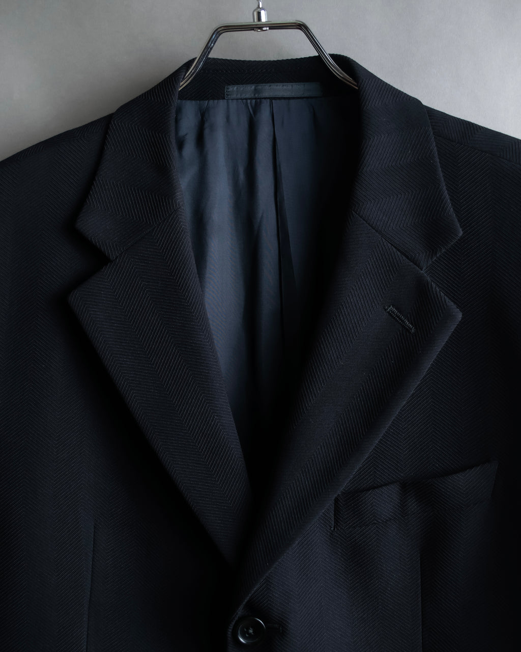 "ARMANI COLLEZIONI" Herringbone weave classical detail set up