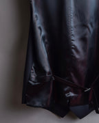"GIORGIO ARMANI" Deep satin backed tailored wool vest