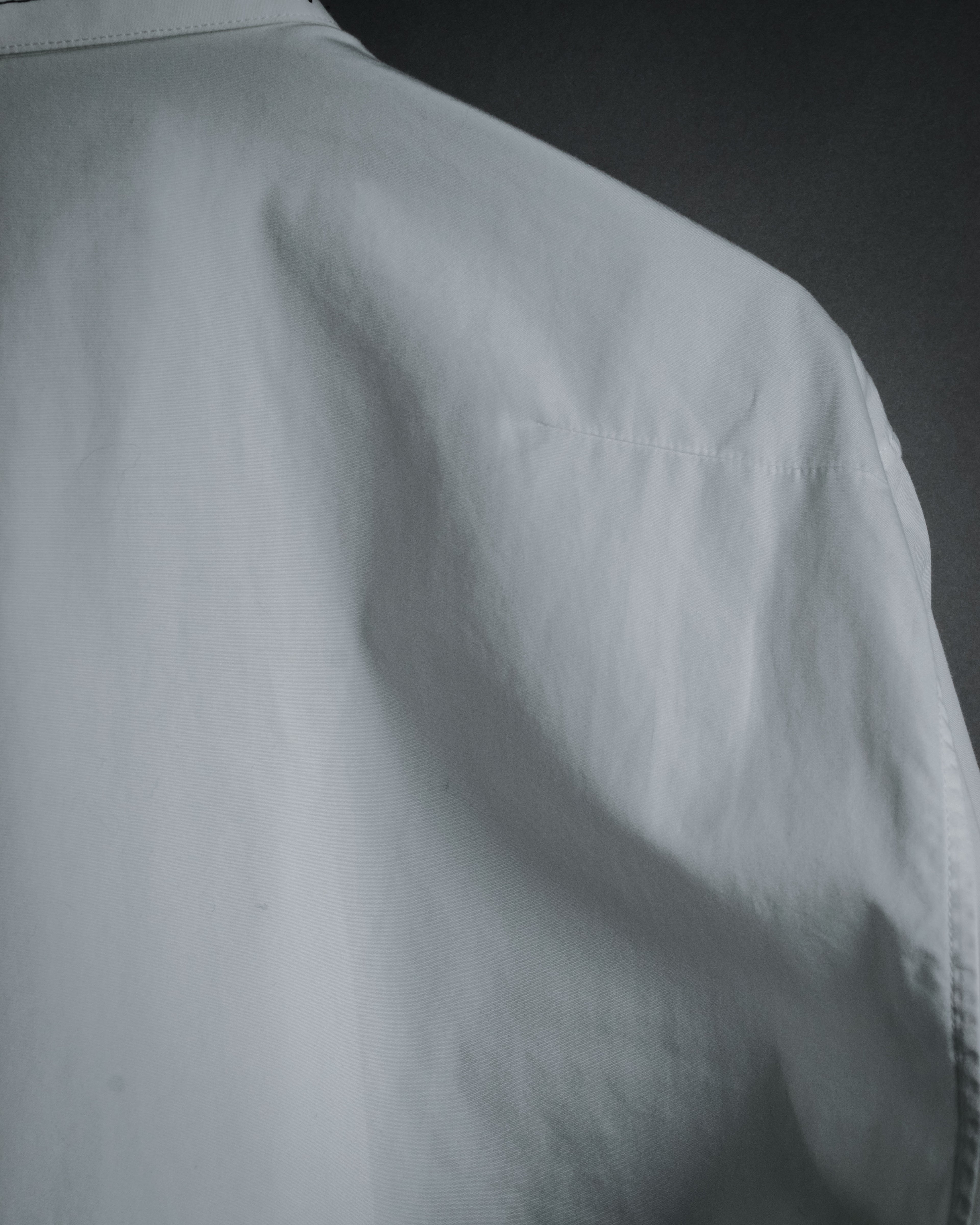 –SPECIAL– "Dior" 2024SS Embroidered grid-collar fly-front shirt