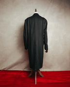 "LANVIN" 90's Classically tailored cashmere overcoat