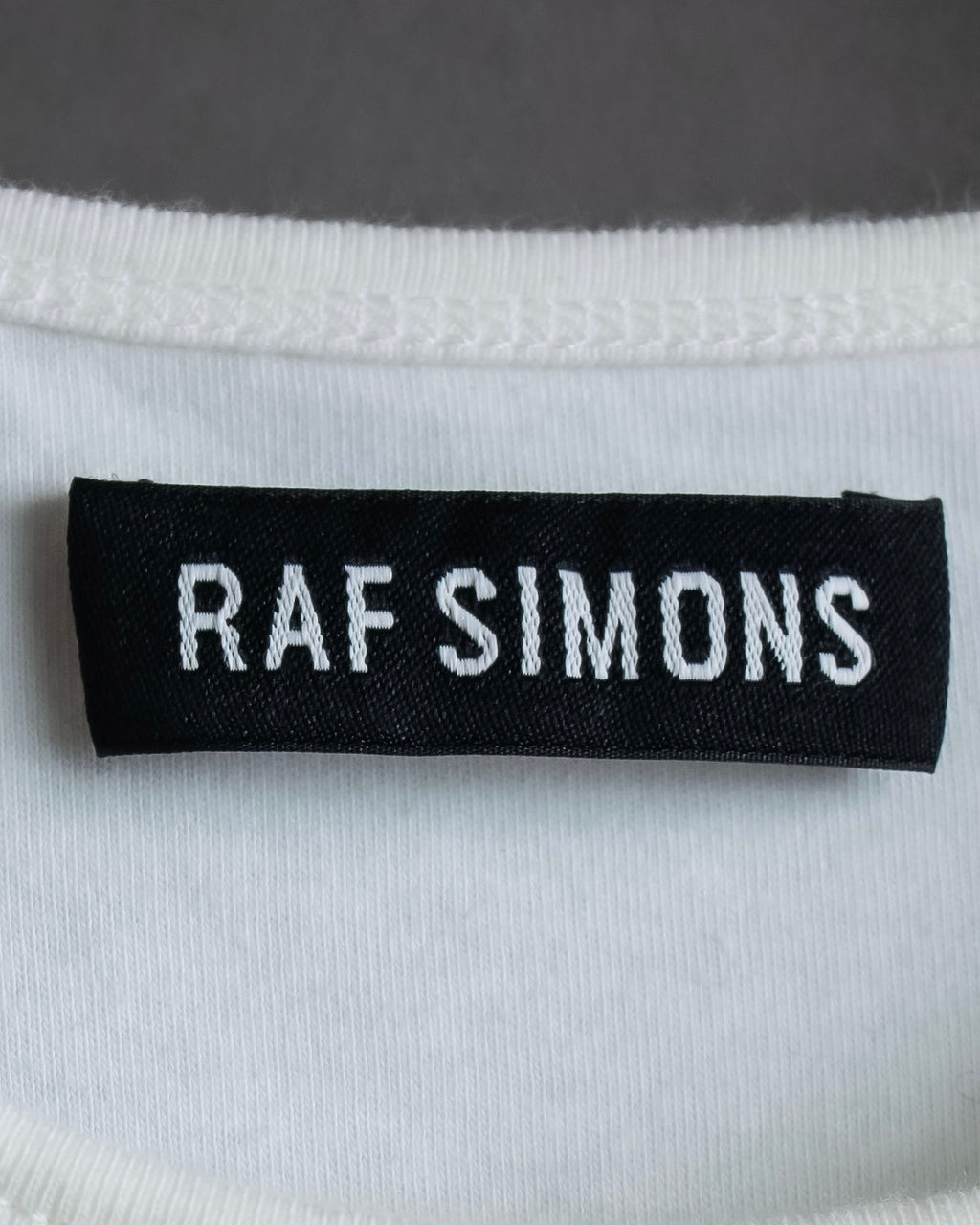 "RAF SIMONS" 13SS Surrealist face print sleeveless top