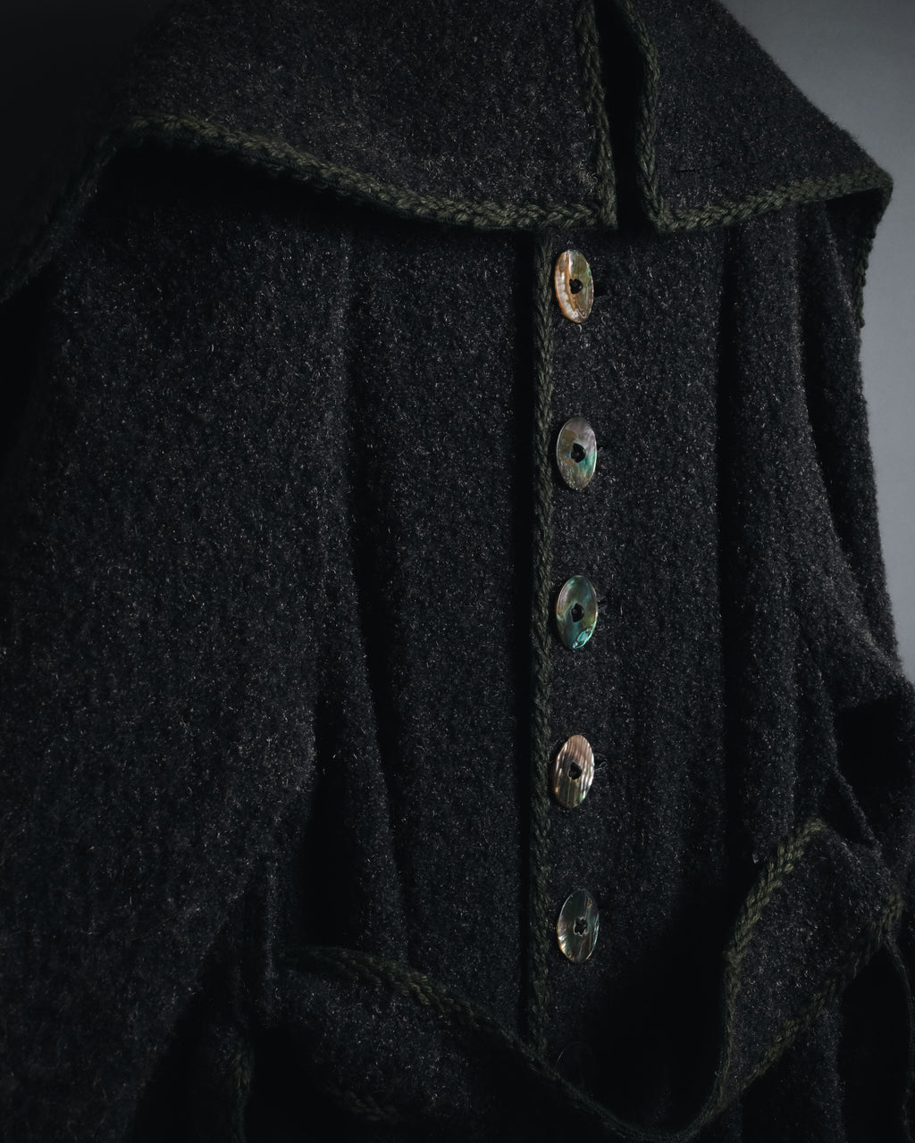 –SPECIAL– "FENDI"
Late 80s-early 90s oversized pile wool wrap coat