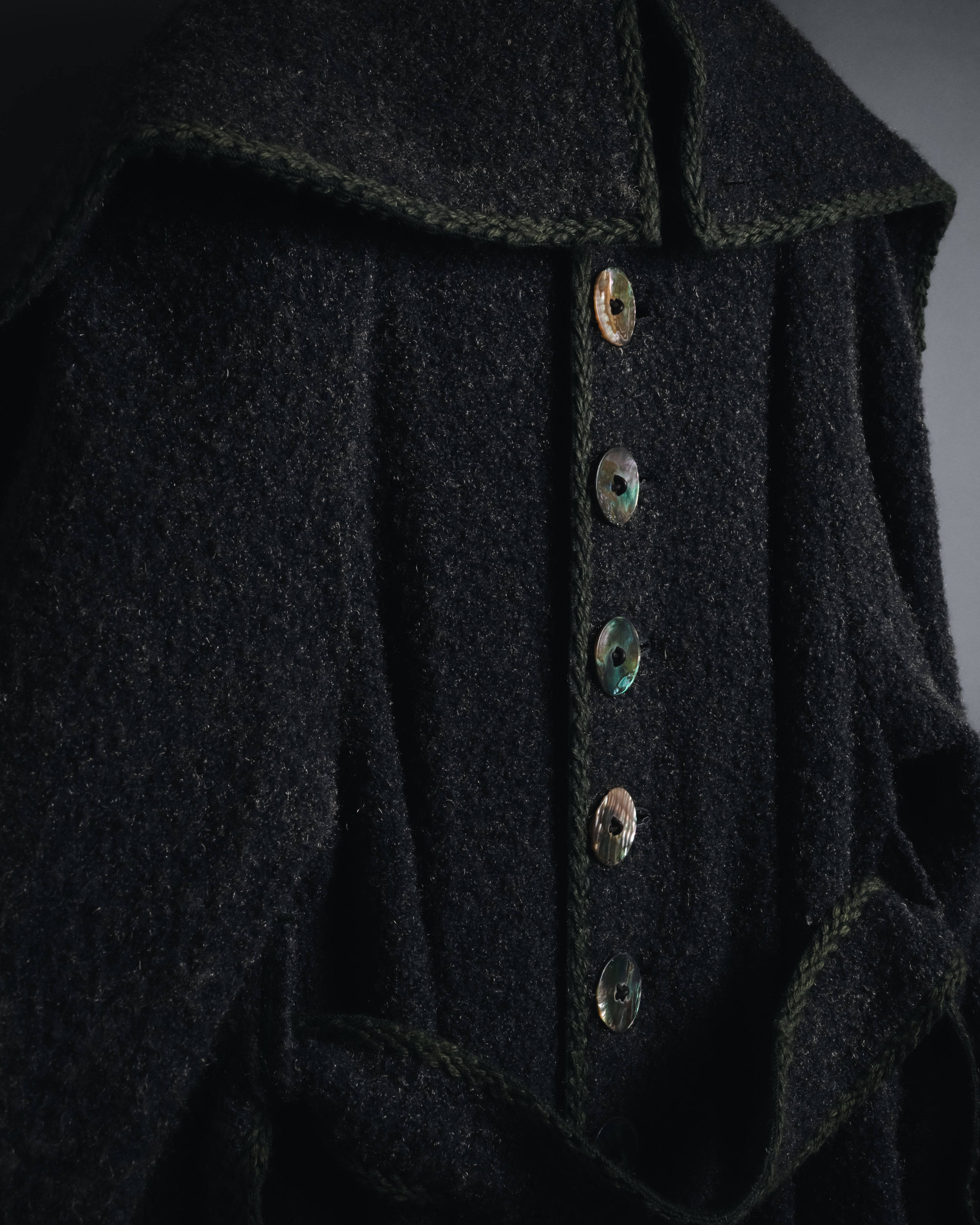 –SPECIAL– "FENDI"
Late 80s-early 90s oversized pile wool wrap coat