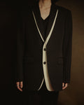 –SPECIAL– "BURBERRY" 20’s trompe l’oeil layered tailored jacket