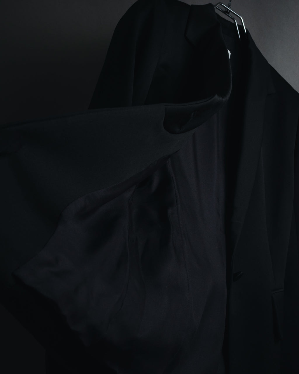 "Yves Saint Laurent" 2008AW Minimal sculpted wool jacket