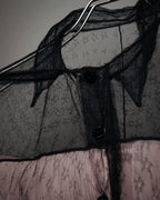 -SPECIAL- “CHANEL” 2014-2019 Sheer lace bow blouse