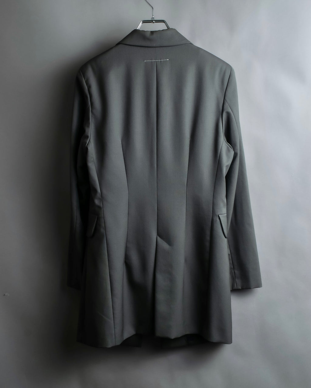 "MM6 MAISON MARGIELA" Wrap front oversized tailored jacket
