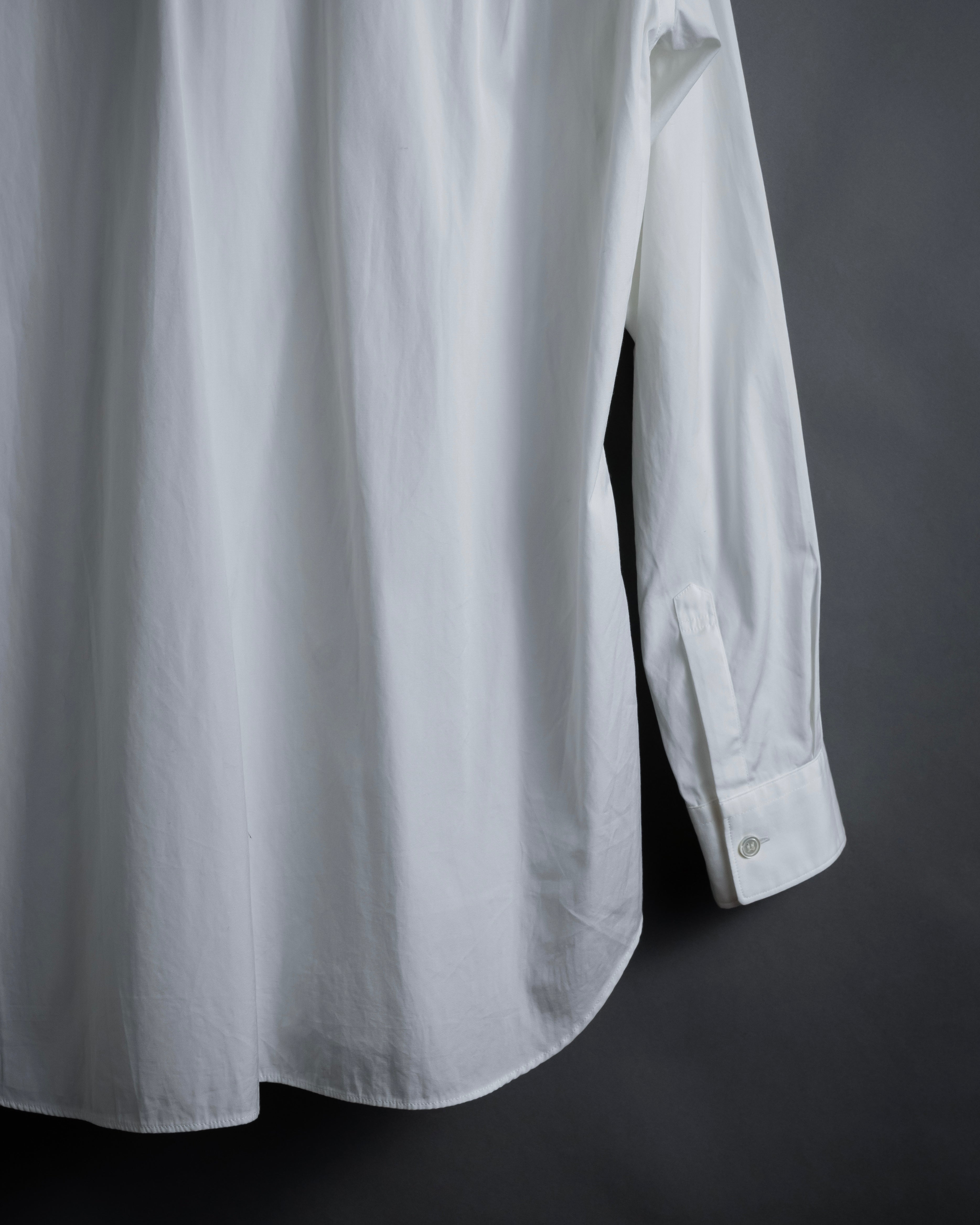 "COMME des GARCONS SHIRT" 01AW French cotton bowtie shirt