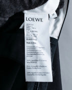 "LOEWE" Deep pleat tapered draped slacks