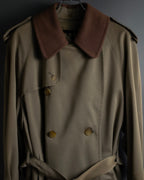 -SPECIAL- "Burberrys" 90's Collar switching two-tone trench coat