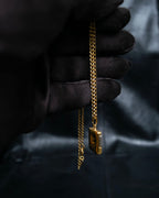 "CELINE" Logo pendant necklace