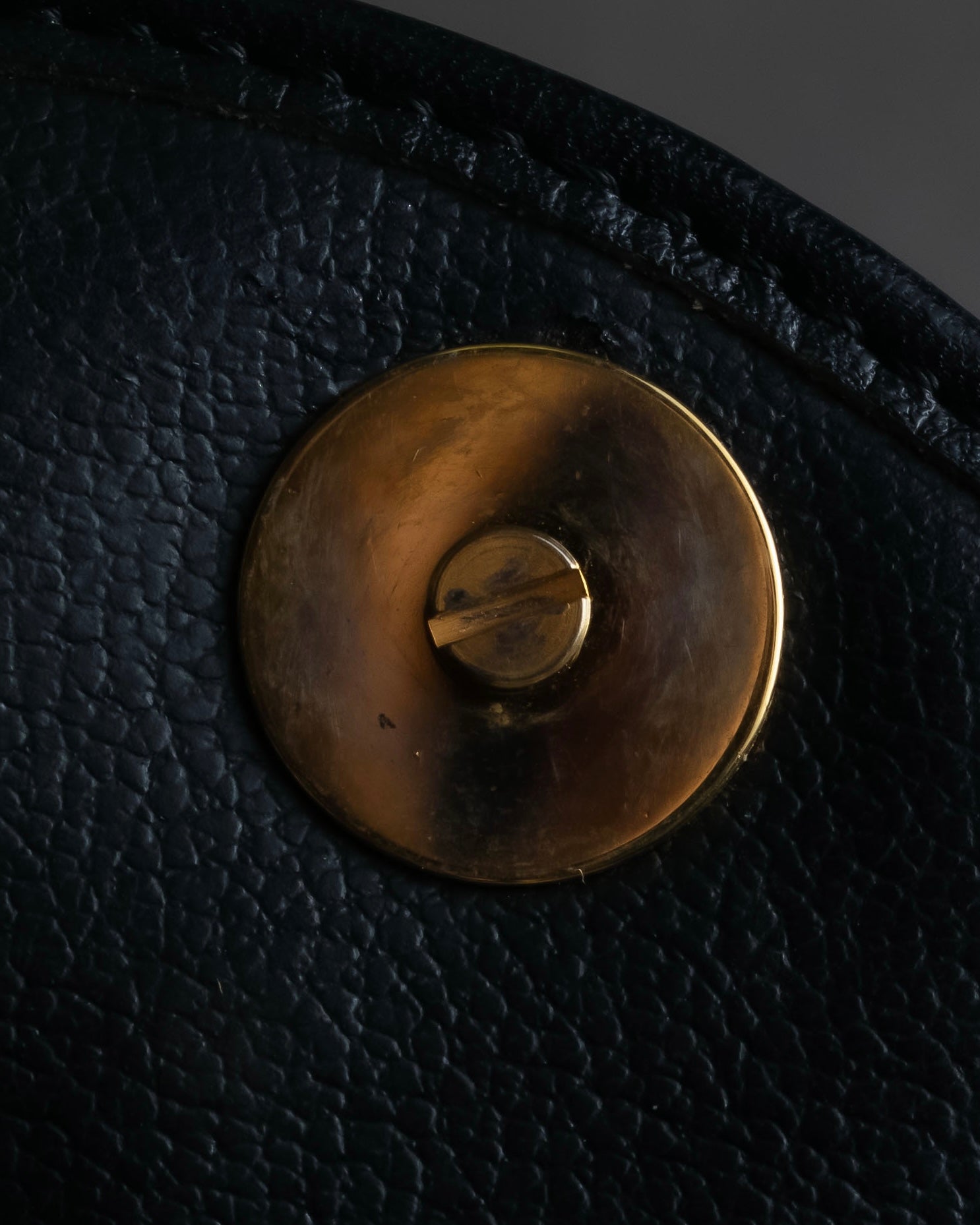 "Christian Dior" Metal parts design leather shoulder bag