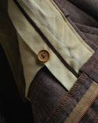 -MOOD MILLÉSIMES- “FARAH” 70’s-80’s plaid slacks with coin pocket