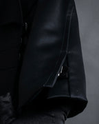 -SPECIAL- "YVES SAINT LAURENT rive gauche" 03 year Tom Ford period corset design long coat