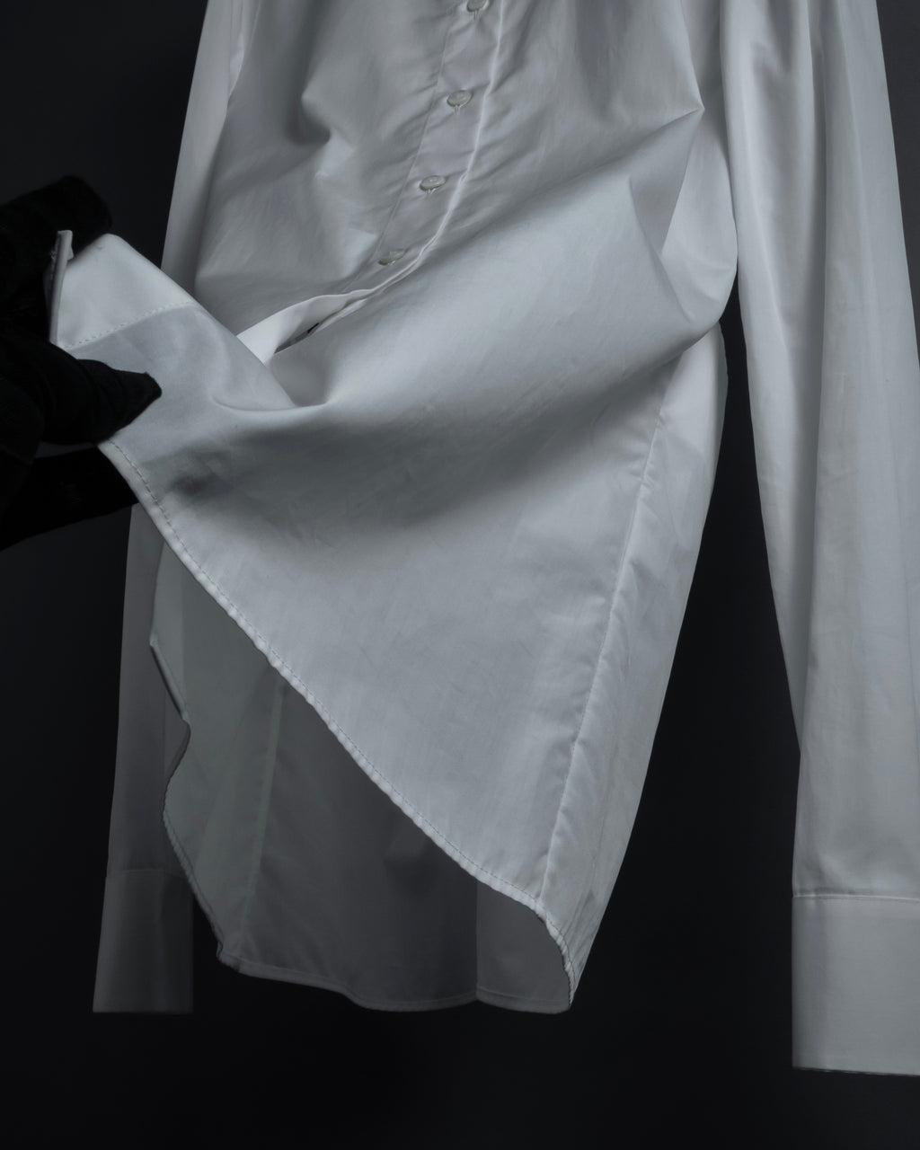 "MAISON MARGIELA" 18AW Constructive cutting details shirt