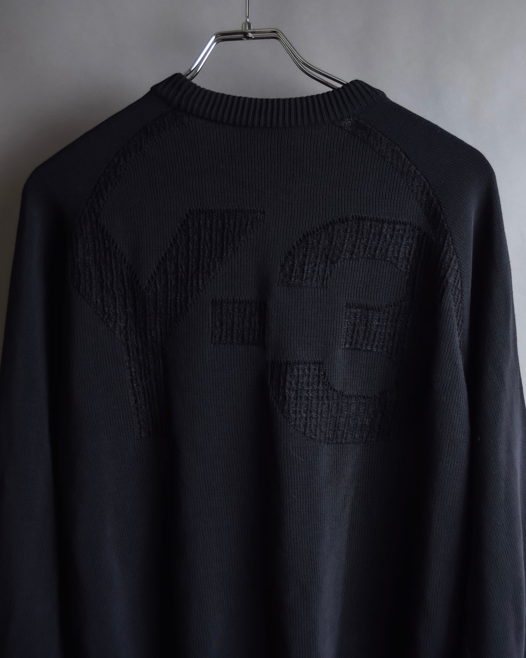 "Y-3" Logo engraved knit pullover