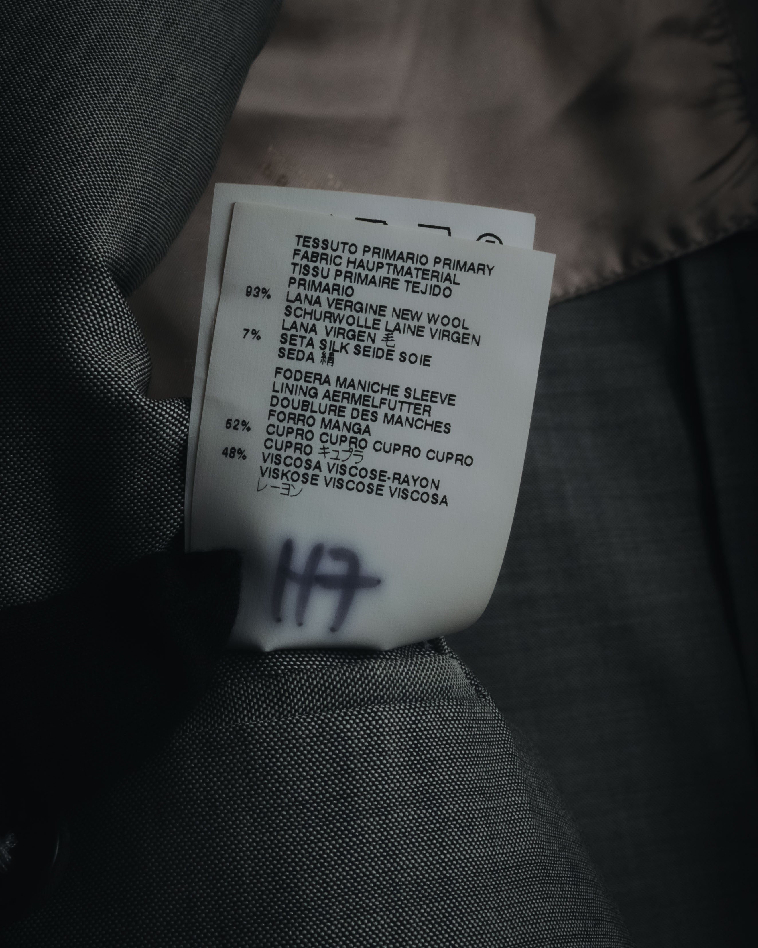 "Maison Martin Margiela" 2012SS deconstructed sartorial blazer