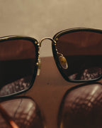-SPECIAL- “GUCCI” 2010’s Oversized titanium and acetate sunglasses