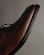 "BURBERRY LONDON" 00's-10's Sleek leather lace-up derby shoes