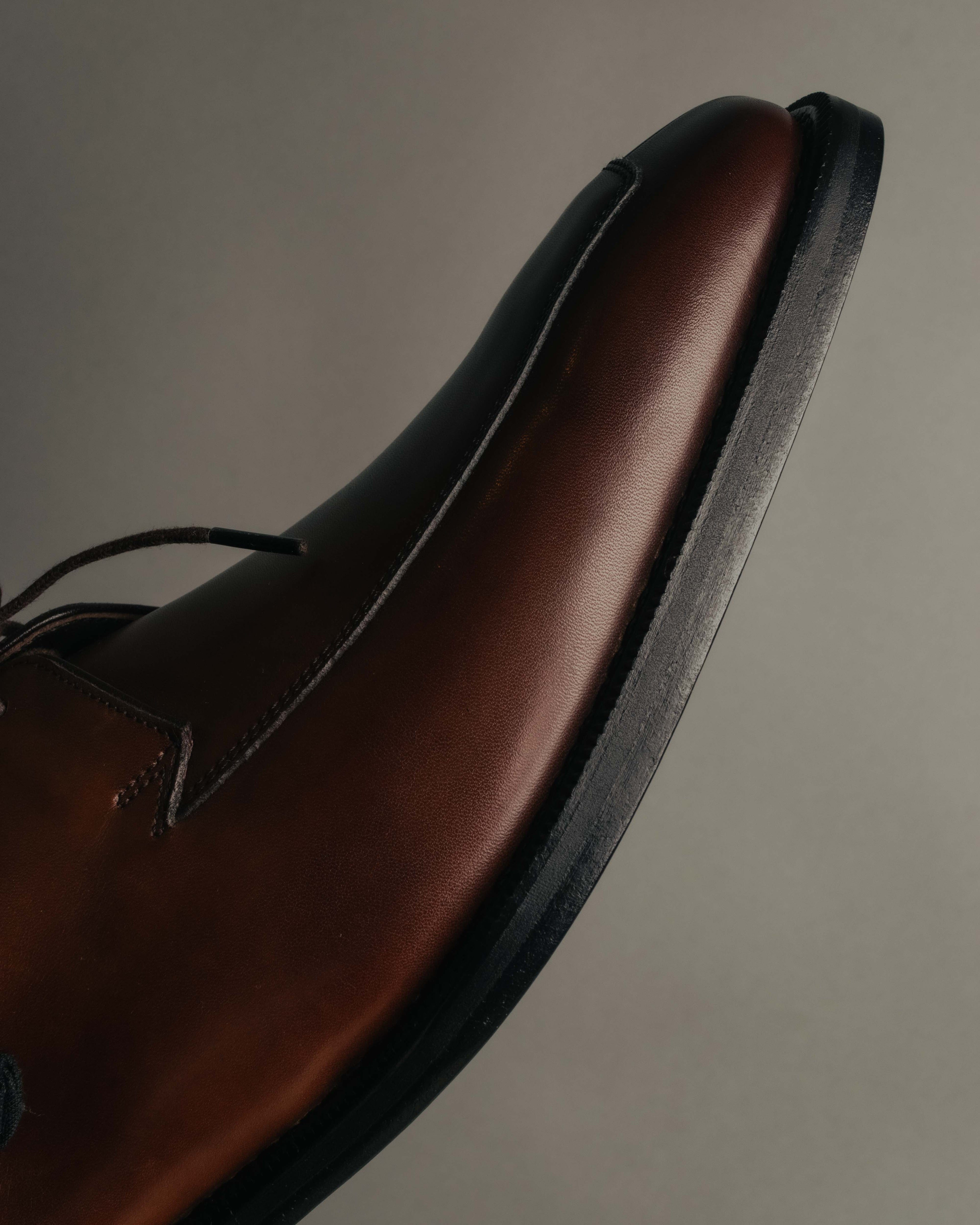 "BURBERRY LONDON" 00's-10's Sleek leather lace-up derby shoes