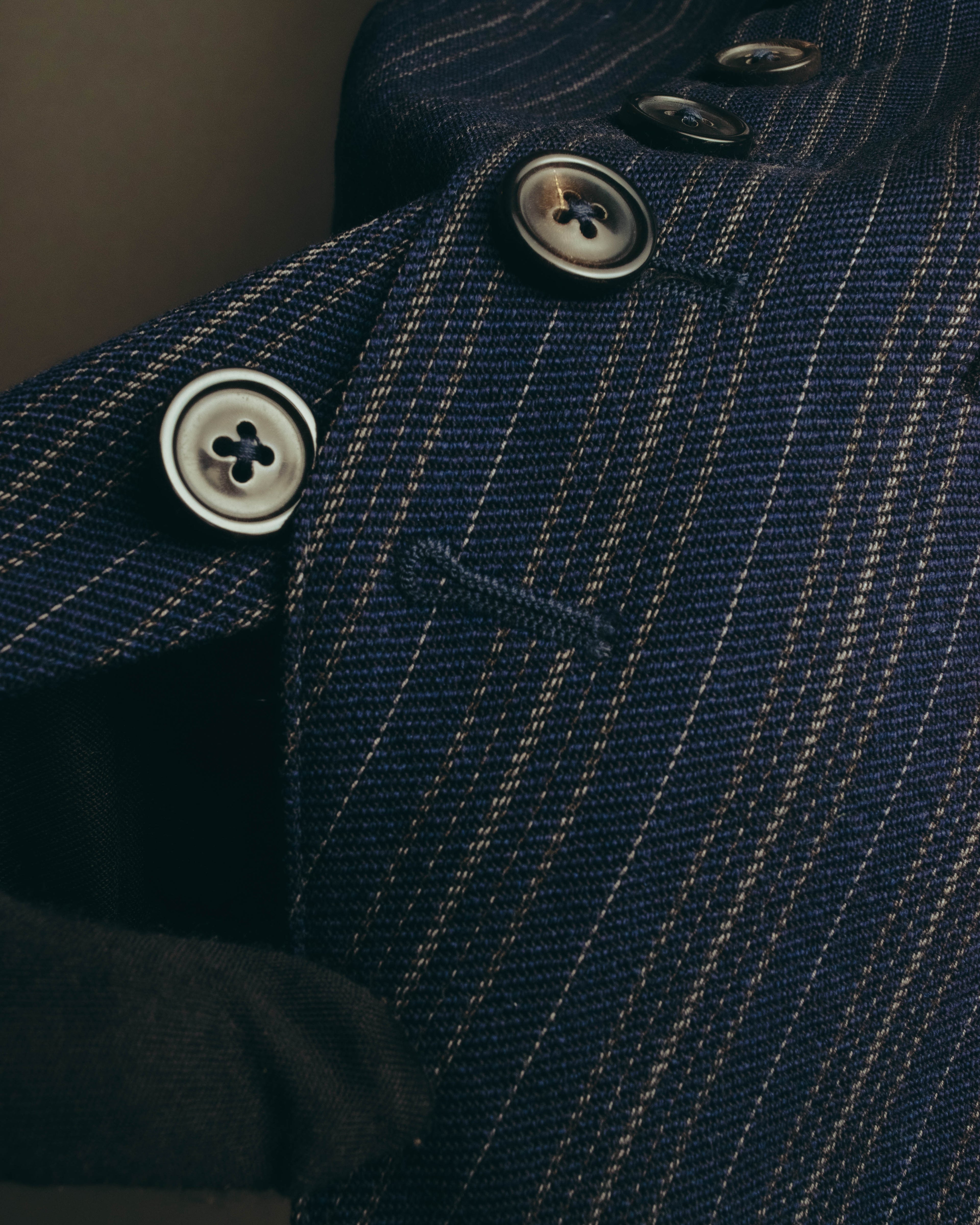"Maison Margiela" 2018SS Tailored pinstripe wool waistcoat