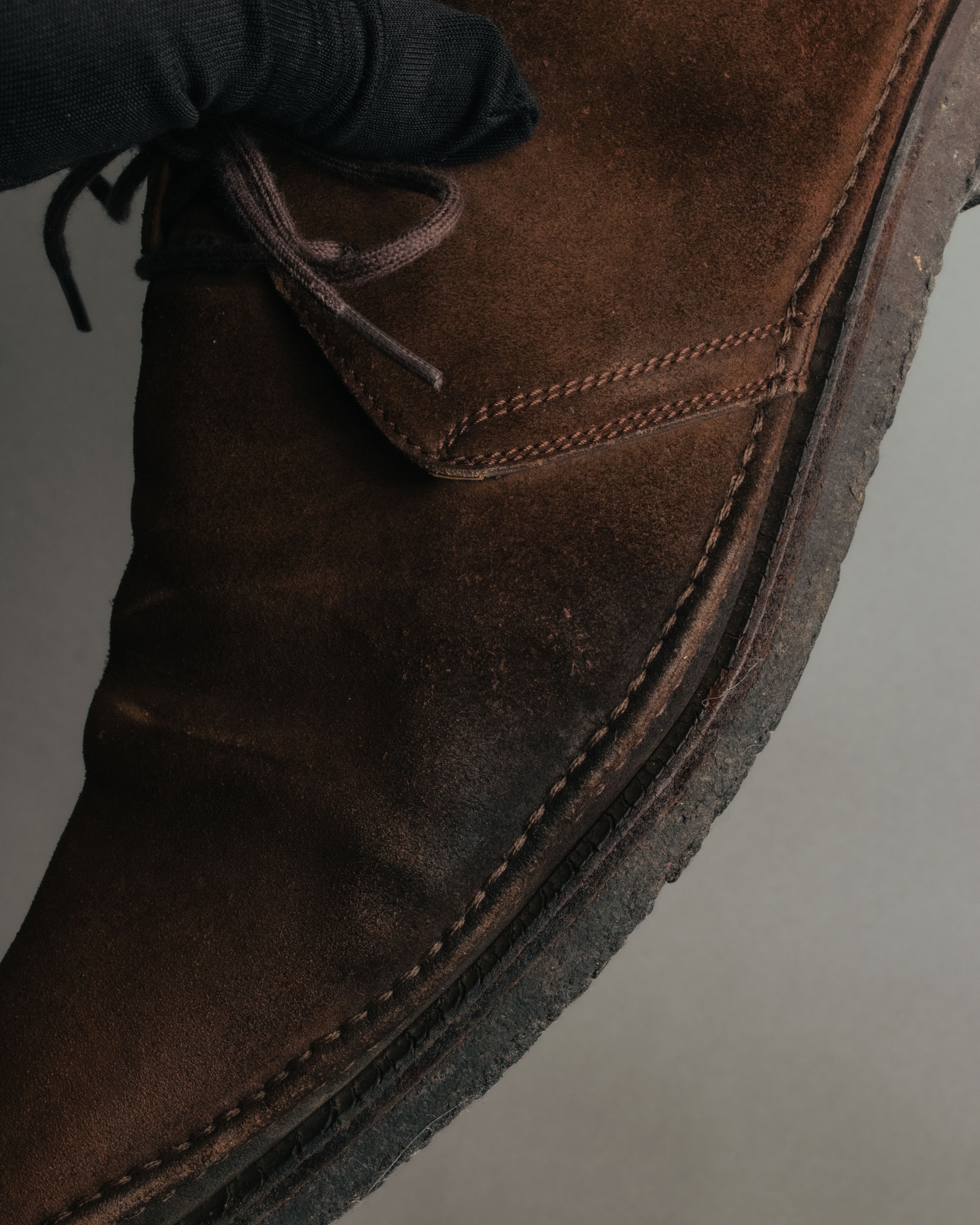 -SPECIAL- “HERMÈS” 1998-2003 Suede square toe chukka boots