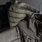 "FENDI JEANS" Hood design belted gradation color long nylon down coat