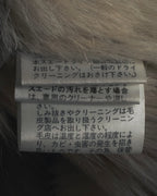 "BURBERRY BLUE LABEL" 00’s Shearling cable-knit pockets coat