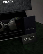 "PRADA" Yellow marble acetate sunglasses