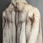 "WINDSOR" Fox fur 5 hooks gradient color jacket