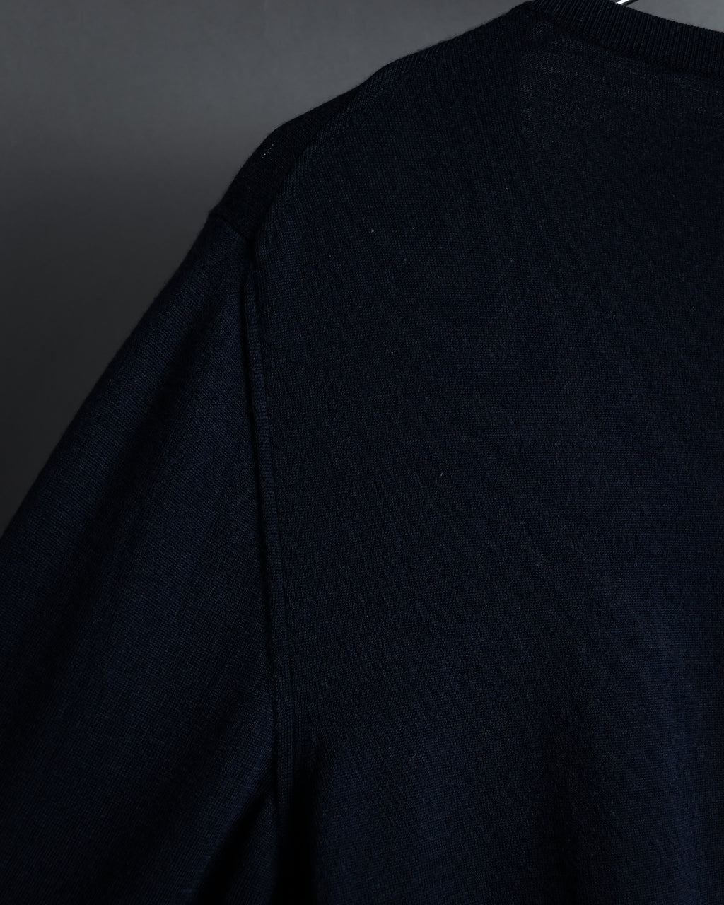 "CELINE" Hedi Slimane design compact silhouette wool knit