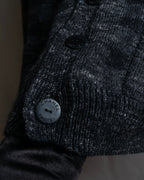 "CHANEL" Sample product hairy material light unevenness cardigan