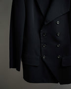 "Y's" 94AW sharp lapel cut design double-breasted jacket