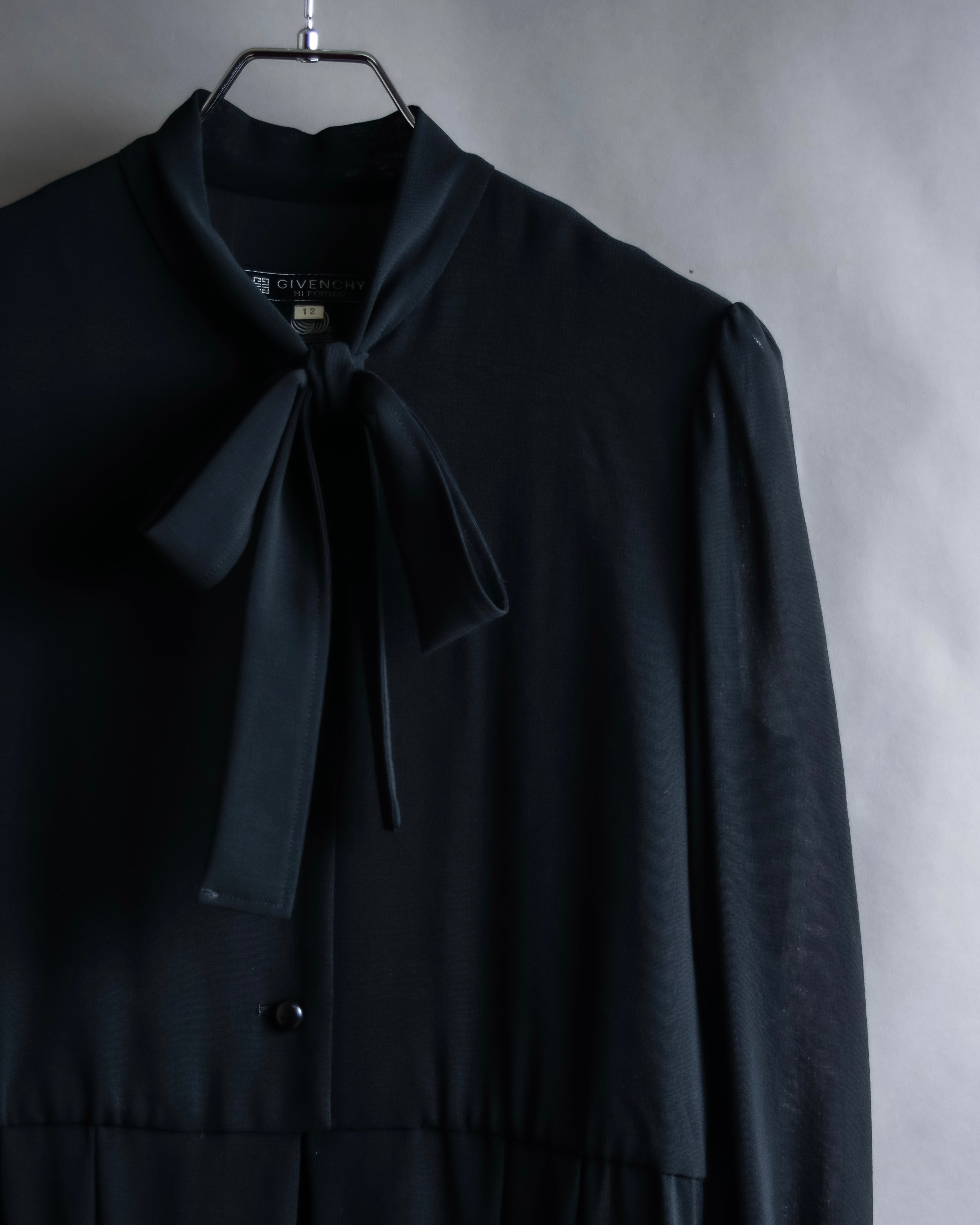 "GIVENCHY" Bowtie design pleated dress