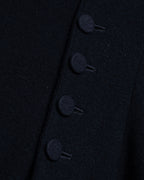 -SPECIAL- "JEAN PAUL GAULTIER"
 90's-00's Waist shape A-line silhouette black color super long coat