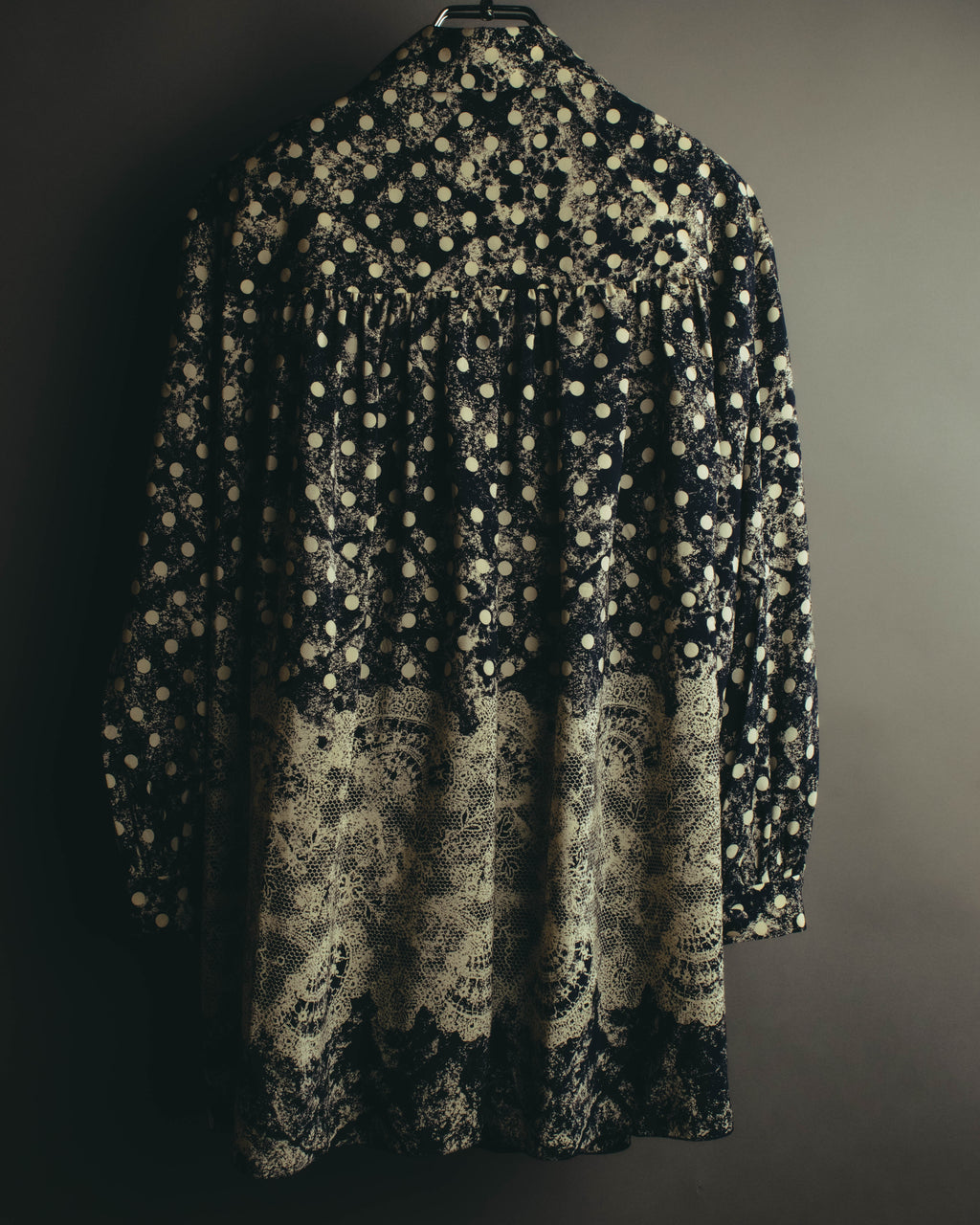 "Christian Dior" 80's-90's Elegant printed silk blouse