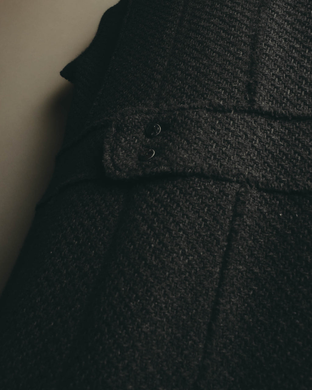 “CHANEL” 04AW textured tweed short sleeve jacket