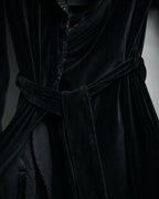 –SPECIAL– “Christian Dior”
80’s-90’s Velour lace trimmed robe coat