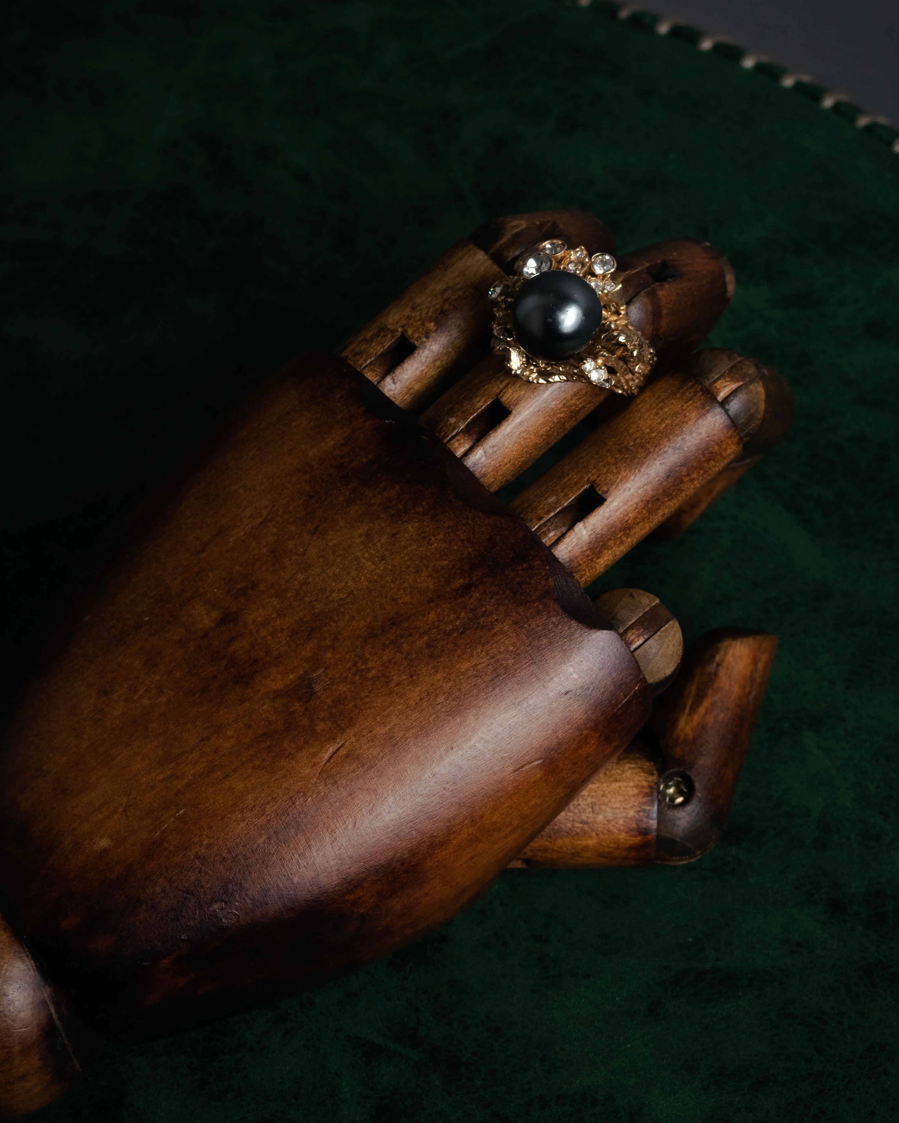 “Christian Dior” 60’s-70’s Organic pearl cluster ring