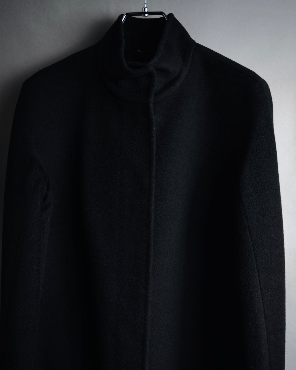 "MaxMara STUDIO" 2010’s Virgin wool stand-collar coat