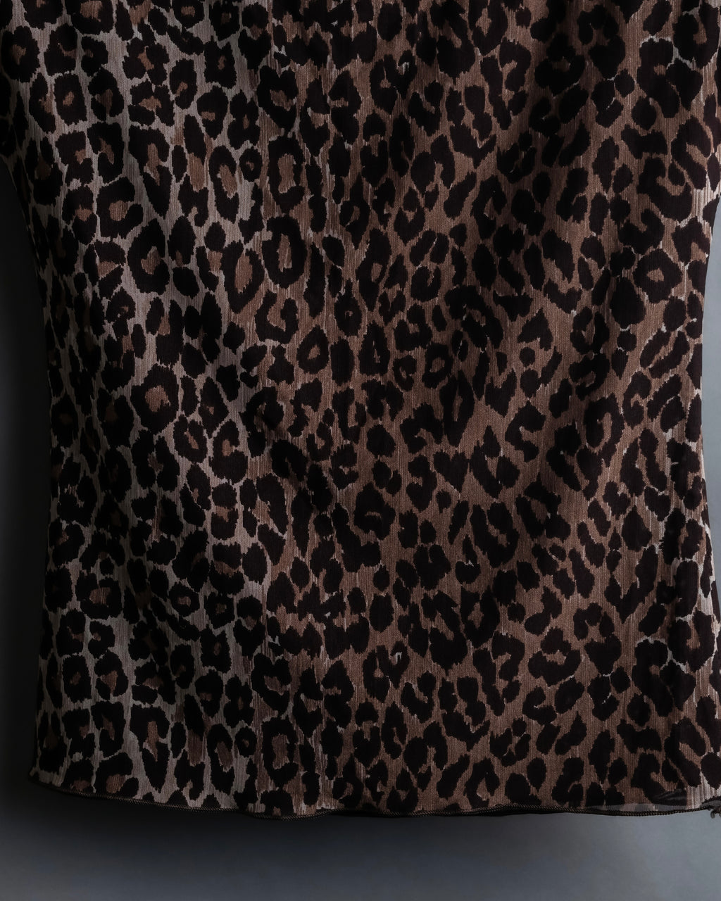 "DOLCE & GABBANA" Leopard print short cut and sew