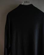 "LANVIN" Asymmetrical shoulder button design long dress