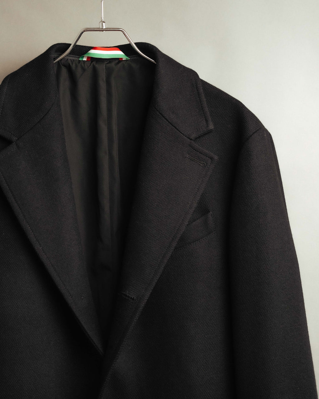 “MOSCHINO” 90’s-00’s wool cashmere tailored long coat