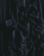 "COMME des GARÇONS" 90's Sculptural ruffle maxi dress