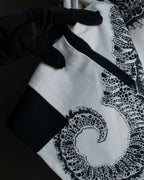 "HELMUT LANG" Seahorse motif design short jacket