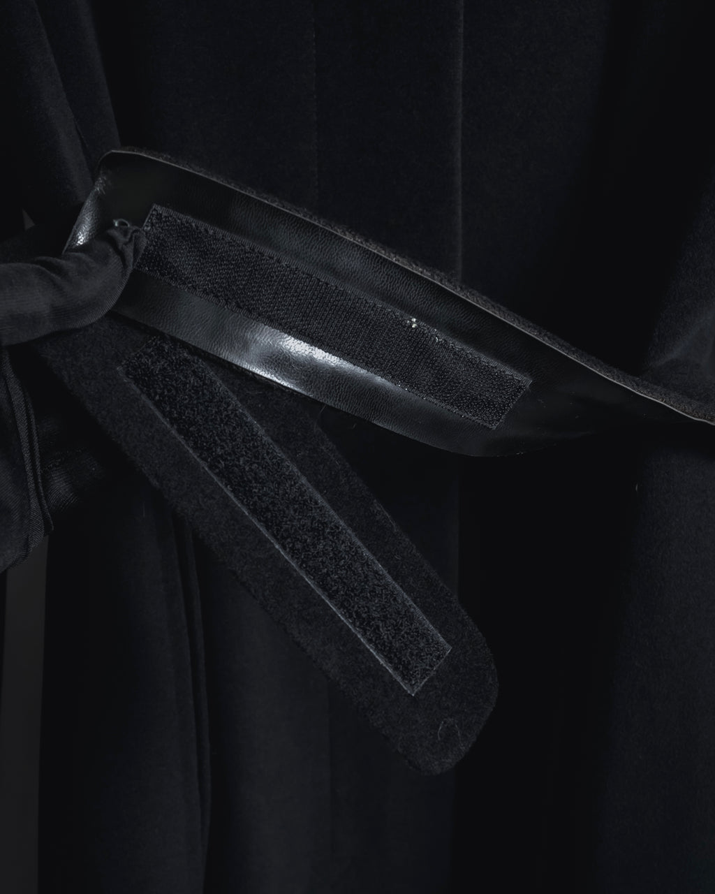 "Max Mara" 90’s-00’s Stand collar belted coat