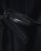 "Max Mara" 90’s-00’s Stand collar belted coat